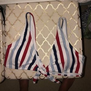 Red white and blue bathing suit